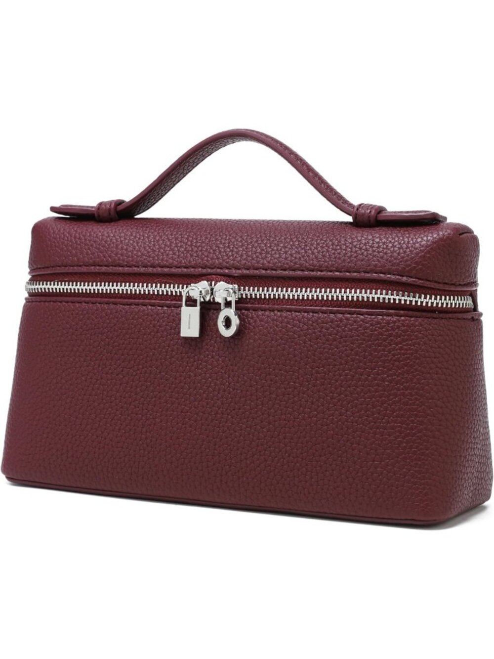 Stylish Small Leather Crossbody Bag for Women - Versatile Top-Handle Purse